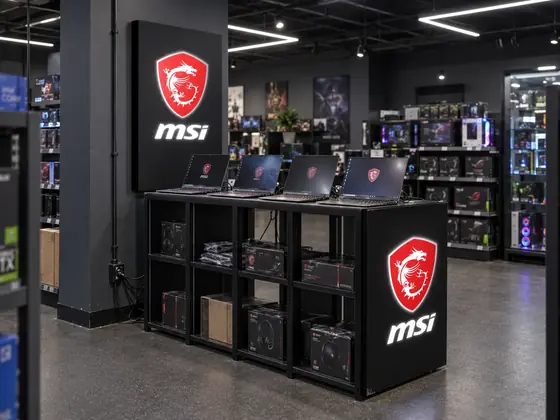 Corner de producto tecnológico para MSI