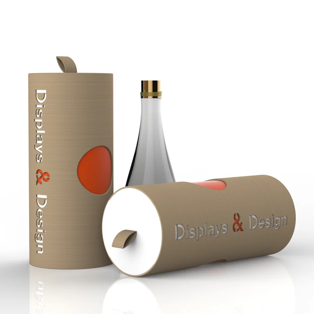 Packaging de cartón con marca propia it Displays & Design