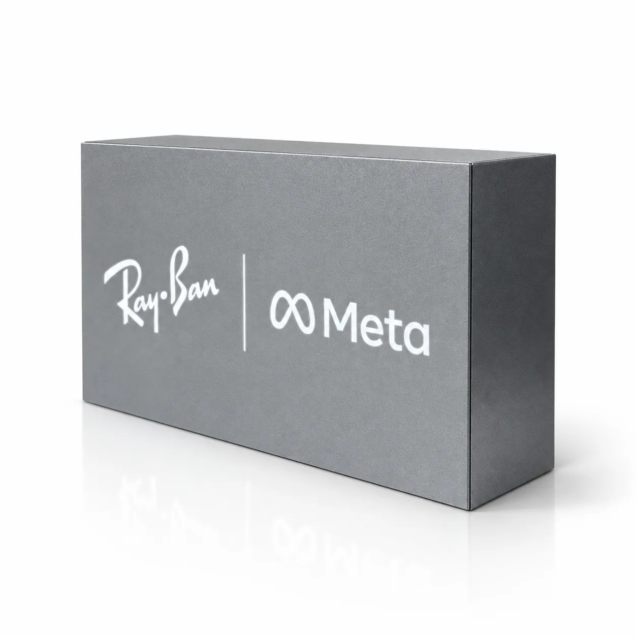 Caja de luz con logotipo para Ray-Ban Meta