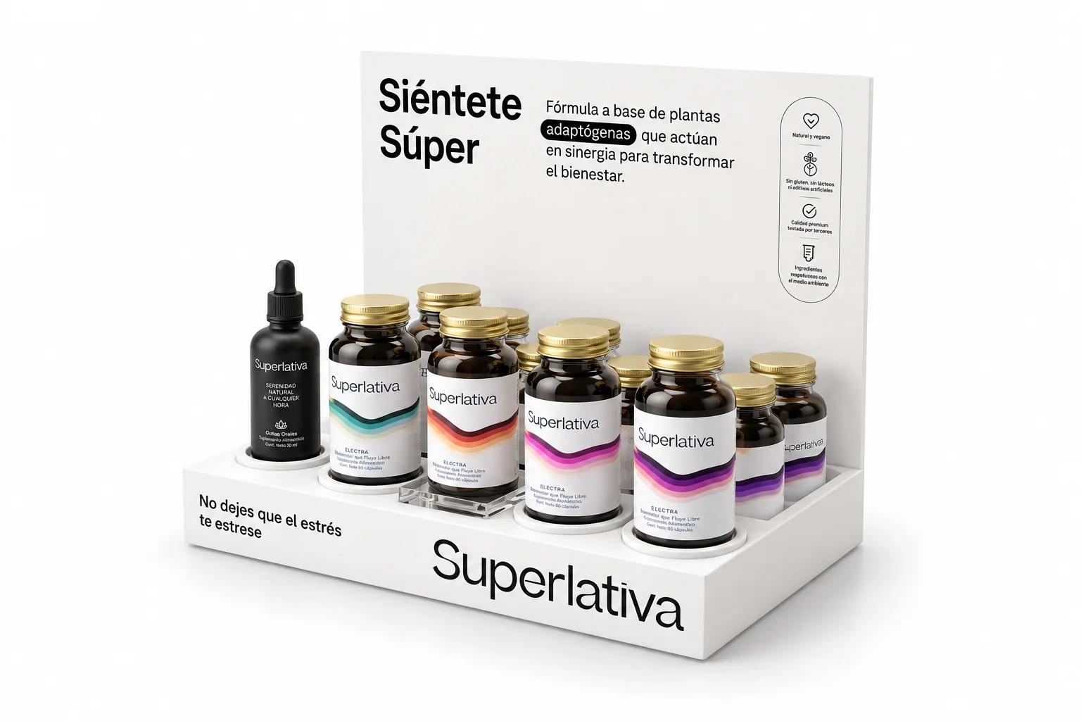 Display informativo de sobremesa para Superlativa
