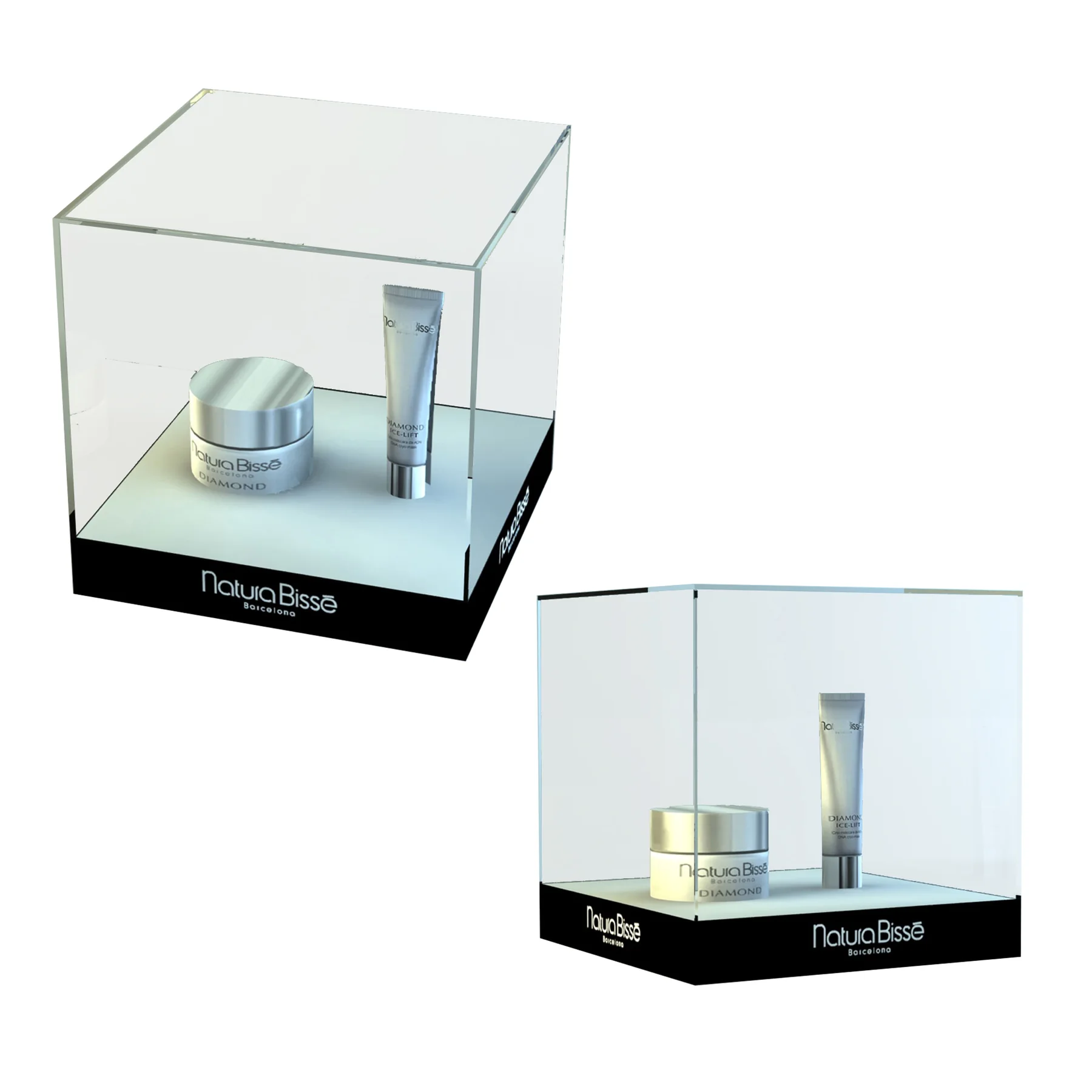 Vitrinas de sobremesa para la gama Diamond de Natura Bissé