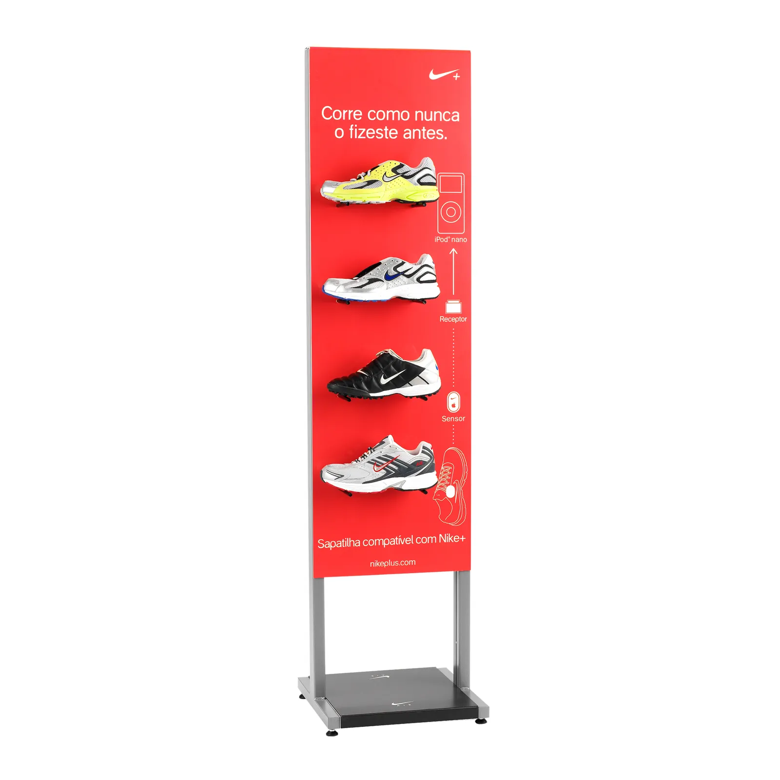 Columna expositora de calzado para Nike